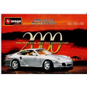 BBurago Diecast Catalog April 2000 Porsche VW Corvette Lamborghini 1:18